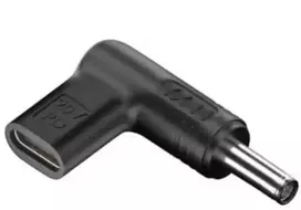 Extra Digital Adapteris USB Type-C į DC 6.5x4.4 mm 100W Juodas