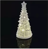 Emos Dekoratyvinis LED keramikinis medis 33,5 cm, 2xAA, skirtas naudoti patalpose, šilta balta šviesa