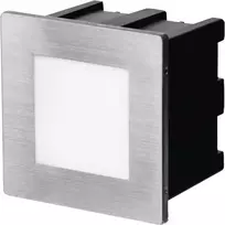 Emos LED įleidžiamas laiptų/sieninis lauko šviestuvas 1,5 W IP65 80x80 šiltos baltos spalvos