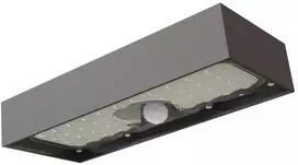 Emos LED sieninis šviestuvas su saulės baterija, 900 lm, su PIR jutikliu, neutraliai baltas