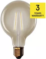 Emos LED lemputė Vintage G95 / E27 / 4,5 W (40 W) / 420 lm / šilta balta