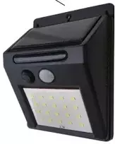 Greenlux LED saulės baterijų lemputė 20LED NW IP44 PIR judesio jutiklis
