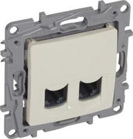 2XRJ45 CAT6 UTP IVORY 764674 | 3414971072312
