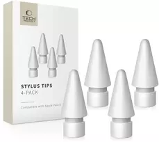 Tech-Protect STYLUS antgalių rinkinys 4 vnt. PENCIL baltos spalvos
