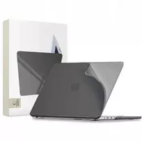 Dėklas Tech-Protect SoftShell Apple MacBook PRO 14 M1-M5 PRO / M5 PRO MAX 2021-2026 MATINIS juodos spalvos