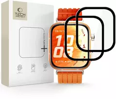 Hibridinis stiklas Tech-Protect Glass FLEX+ 2-PACK HUAWEI WATCH FIT 5 PRO Juodas