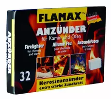 Flamax 1318101 Parafino uždegimo kubeliai 32vnt.