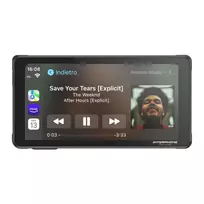 INTERPHONE SYNC55 išmanusis ekranas (CarPlay / Android Auto), juodos spalvos