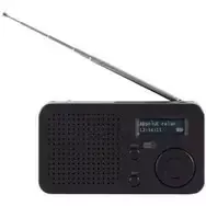 Nešiojamas radijas „Radio Imperial DABMAN 17“ – DAB+, FM, „Bluetooth“ – juodos spalvos
