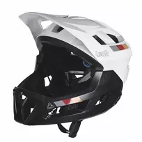 Dviračių šalmas su nuimamu apatiniu skydeliu „LEATT Helmet MTB Enduro 2.0 V23“, dydis M (55–59 cm), baltas