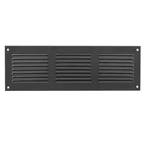 Ventiliacijos grotelės 300X100 MR3010A, metalinės, antracito