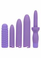 CALEXOTICS Dr. Laura Berman Rechargeable Dilators Set 4 Sizes + Silicone Sleeve