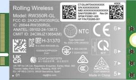 HP 4G LTE Modem m.2 WWAN Cat 19 Mobile Broadband Cellular (compatible with WWAN-ready EliteBook 8 X - G1i G1a - 13 14 16, Flip, ZBook 8 X Fury - G1i G1a - 14 16 18)|B8BD3AA