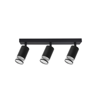 Šviestuvas lubų Light Prestige Virella, GU10, 3 x 8 W, juoda sp.