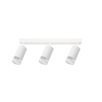 Šviestuvas lubų Light Prestige Virella, GU10, 3 x 8 W, skaidri sp./balta sp.