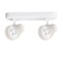 Šviestuvas lubų Light Prestige Dravo, GU10, 2 x 8 W, balta sp.