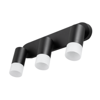 Šviestuvas sieninis Light Prestige Sonaya, GU10, 3 x 8 W, balta sp./juoda sp.