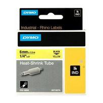 Dymo Rurka termokurczliwa, żółta 6mm 18052 | 18052 | 071701180520