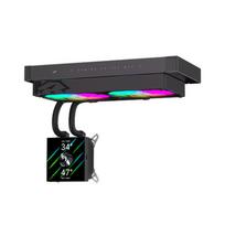 Gamemax  CPU Liquid Cooler | GLACIER 240 LCD BK | Black | GLACIER 240 LCD BK | 6931858754552