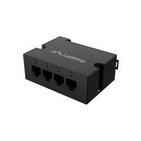 Lanberg  PoE Extender 1xIn 3xOut Gigabit Ethernet Din Rail BT 90W metal clips | DIN-GE4-BT-90W | DIN-GE4-BT-90W | 5901969447293