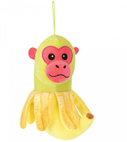 Pliušinis žaislas beždžionė Brainrot Chimpanzini Bananini, geltona sp., 25 cm