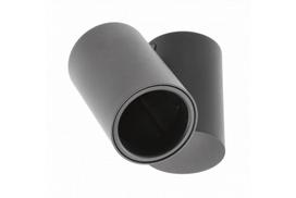 Lubų šviestuvas Lupo, Aliuminis, 11.6x5.6x11. 5, IP20, 1*GU10, max. 50W, apvalus, juodas