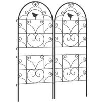 Metalinis atrama augalams, 50x120 cm, paukščių dizainas, 2 vnt
