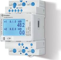 Finder Dvikryptis trifazis energijos skaitiklis MID 80A Modbus RS485 NFC Daugiaveiksmis 7M.38.8.400.0212 | 7M.38.8.400.0212 | 8012823433219