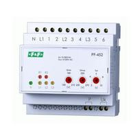 F&F Automatinis fazių jungiklis su fazinio įtampos išvestimi 400V/2x230V+N (PF-452) | PF-452 | 5908312590347