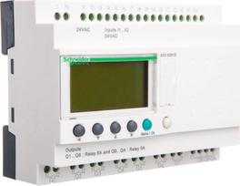 Schneider Electric modulinis išmanusis relė Zelio Logic - 24 įėjimai/išėjimai - 24 V AC - laikrodis - ekranas SR3B261B | SR3B261B | 3389110550016