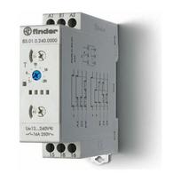 Finder Laiko relė 1P 16A 24 - 240V AC / DC 0,05s - 10dienų AI, DI, GI, SW,BE, CE, DE, WD (83.01.0.240.0000) | 83.01.0.240.0000 | 8012823327952