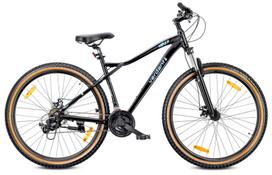 Kalnų dviratis MTB 29 colių 21 pavarų aliuminis lengvas amortizatorius Shimano diskiniai stabdžiai rėmas L 19 colių Verdant Shred juodas