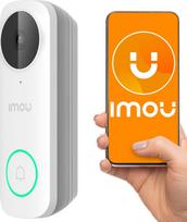 IMOU Durų skambutis su Wi-Fi kamera, 4Mpix, audio, sirenos funkcija ir LED diodu, IP65, DB61i-W-D4P-imou IMOU | DB61i-W-D4P-imou | 6923172553751