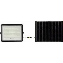 Prožektorius V-TAC LED saulės 20W su pultu, AUTO, laikmatis, IP65 Black VT-180W 4000K 1800lm | SKU 7828 | 3800170200548