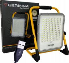 Įkraunamas LED prožektorius Germina, 100 W, 2500 lm, 6500 K, IP65, Herkules, GERMINA | GW-0074 | 5905255670563
