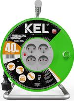 KEL Ritininis ilginamasis laidas STANDARD LINE, 4x2p+Z, 16A, 3680W, H05VV-F, 3x1,5; 40m, Black (W-97372) | W-97372 | 5902273402947