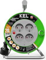 KEL Ritininis ilginamasis laidas STANDARD LINE 25m H05VV-F 3x1,5 4xGS 16A Black (W-97370) | W-97370 | 5902273402923