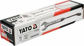Yato lenkti kombinuoti raktai 10-32mm, 14 vnt.