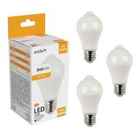 LED lemputė Avide 8.8W E27 4000K PIR sensor 3vnt