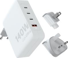 Xtorm Adapteris kelioninis GaN Ultra 140W kištukai EU, US, UK + USB-C PD laidas | XVC2140 | 8718182277418