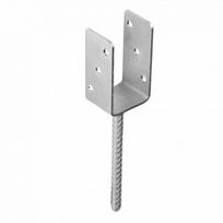 Sijos laikiklis PS70 71x120x4mm U formos įmūrijamas