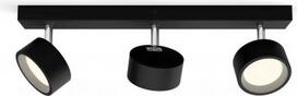 LED Ceiling/Wall-Mountedluminaire Bracia, 3x5.5W, 2700K, 1650lm, black 929003299201 | 8720169174863