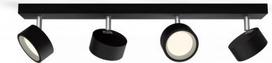 LED Ceiling/Wall-Mountedluminaire Bracia, 4x5.5W, 2700K, 2200lm, black 929003299301 | 8720169174887