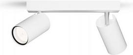 Ceiling/wall spotlight Idris, GU10, 2x5W, IP44, white 929004104101 | 8720169299092