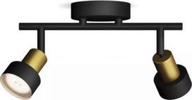 Ceiling/wall spotlight Conduit, GU10, 2x5W, IP20, black 929004108101 | 8720169299894