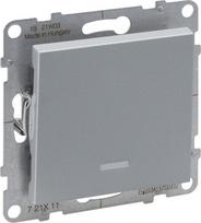 Legrand Suno2 aliuminio jungiklis, 10ax, 250v