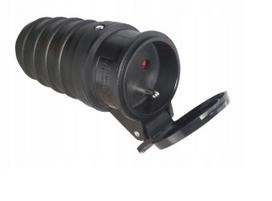 Guminis prailgintuvo lizdas 2p+z 16a 250v Ip44