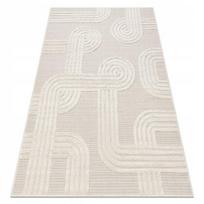 Modernus šiaudinis kilimas Santo, 80x150 cm, geometrinis raštas