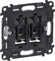 Legrand Valena Allure dvigubas jungiklis No/nc 752018
