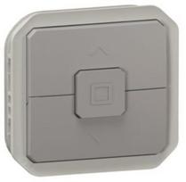 Legrand Plexo 55 jungiklis roletams, pilkas, 6a 250v Ac